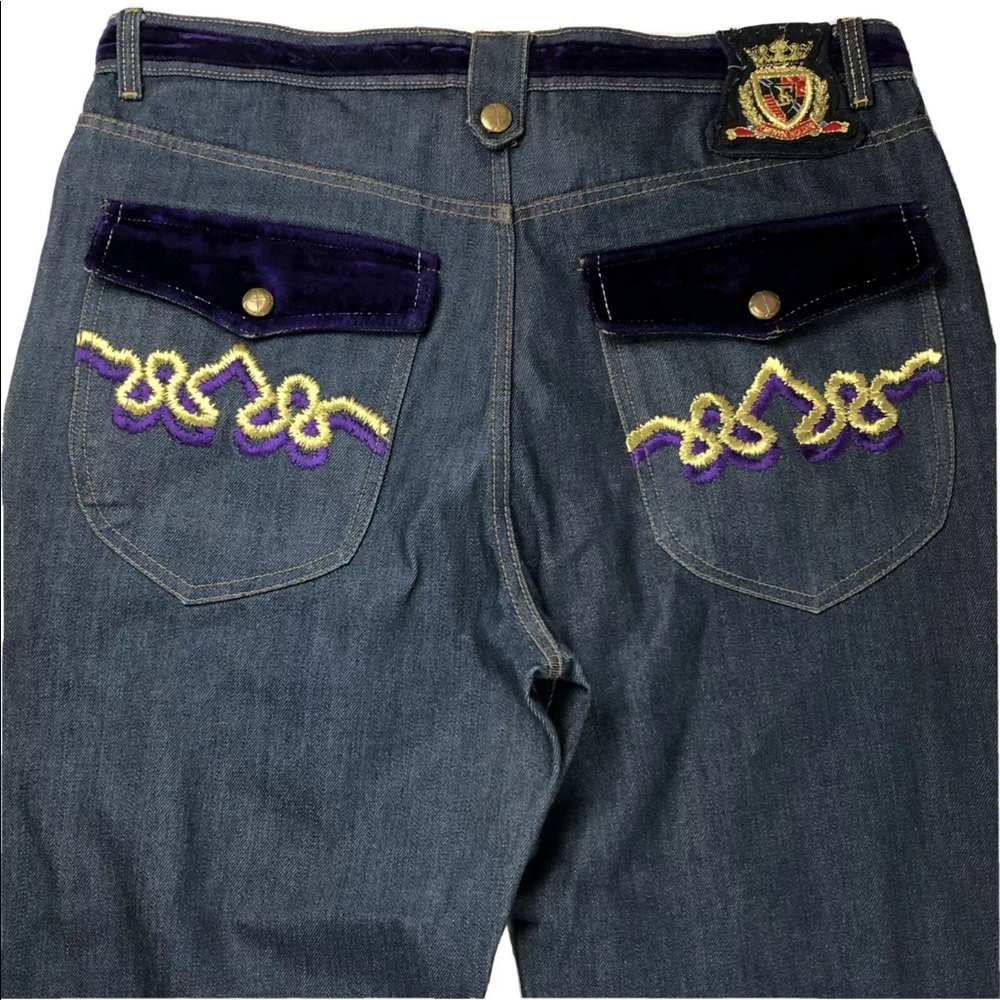 CROWN HOLDER Hip Hop Blue Jeans Size 40 x 35